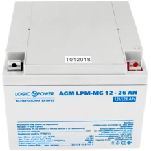 LogicPower LPM MG 12В 26Ач (6557): Тип Аккумулятор