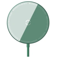 Зарядний пристрій Baseus Wireless Charger MagSafe Simple Mini 15W Green (WXJK-H06) для iPhone 16 I 15 I 14 I 13 I 12 series: Особливості MagSafe