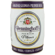 Пиво Denninghoff's Pilsener светлое фильтрованное 4.9 % 5 л (FSH_4260423410152): Объем, л 5