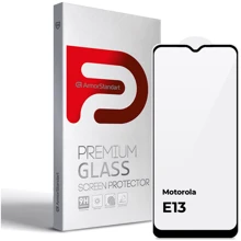 Аксессуар для смартфона ArmorStandart Tempered Glass Full Glue Black for Motorola Moto E13 (ARM66137): Совместимость Motorola Moto E13