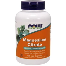 NOW Foods Magnesium Citrate Veg Capsules 120 caps: Тип Магний + Калий