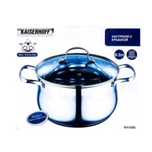 Кастрюля Кастрюля Bergner-KaiserHoff KH 1695 (6.5 л): Тип Традиционная