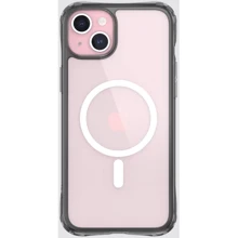 Чохол для iPhone SwitchEasy Alos MagSafe Case Transparent/Smoke (MPH561011TR23) для iPhone 15: Колір сірий