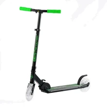 Самокат двухколесный детский со светом Best Scooter зеленый (L-00356): Количество колес 2