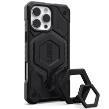 Чехол для iPhone Urban Armor Gear UAG Monarch Pro Magsafe Carbon Fiber/Black Stand (1144571BV01) for iPhone 16 Pro Max: Цвет черный