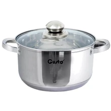 Кастрюля Gusto GT-1500-22 Nuovo 22см 4.7л (85174): Тип Традиционная