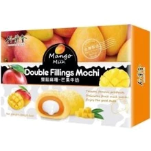 Десерт рисовый Bamboo House Mochi с молочно-манговой начинкой 180 г (4710623830675): Вес нетто 180 г
