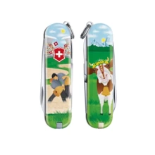Мультитул Victorinox Classic LE Swiss Wrestling 58мм/7функций/цветной (0.6223.L2009): Тип мини-мультитул