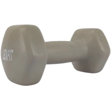 Гантель LEXFIT стальная с виниловым покрытием 2 кг серая (LKDB-505-2): Вес гантели, кг 2