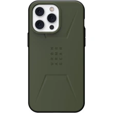 Чехол для iPhone Urban Armor Gear UAG Civilian Magsafe Olive (114039117272) for iPhone 14 Pro Max: Цвет зеленый