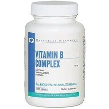 Universal Nutrition Vitamin B Complex 100 tabs: Пол Унисекс