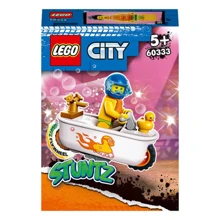 Конструктор LEGO City Каскадерський мотоцикл для гри у ванній кімнаті (60333): Серія City