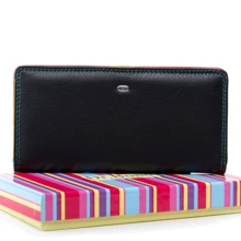 Женский кошелек Dr. Bond Rainbow черный (WRN-22 black): Пол Женский