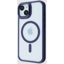 Чохол для iPhone Proove Clear Essence Case with Magnetic Ring Midnight Blue для iPhone 15: Колір синий