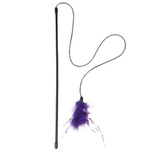 Іграшка для кішок Flamingo ROD PLUMEAU вудка з пером 47 см: undefined undefined