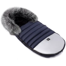 Зимний конверт Bair Polar premium темно-синий - серебро кожа (623442): Производитель Bair