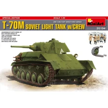 Сборная модель MiniArt Советский легкий танк T-70M с экипажем, специальная версия (MA35194): Производитель MiniArt