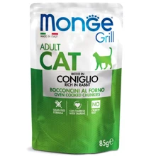 Влажный корм для котов Monge Cat Grill Adult кролик 0.085 кг (70013611): Тип Влажный корм