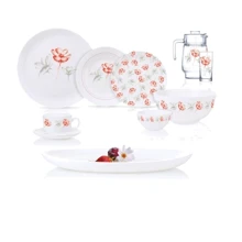 Столовый сервиз Luminarc Diwali Petalo Grey 46 пр. (Q7821): Количество персон 6