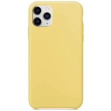 Чехол для iPhone Mobile Case Silicone Soft Cover Yellow for iPhone 11 Pro: Цвет желтый