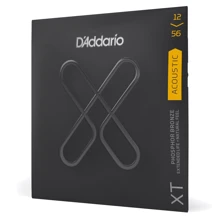 Струна для гитар Струны D`ADDARIO XTAPB1256 XT Phosphor Bronze Light Top / Medium Bottom 12-56: Тип Комплект струн