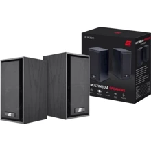 Акустична система 2E PCS201 2.0 USB Black Wood: Формат акустики 2.0