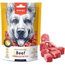 Лакомство для собак Wanpy Beef Marbled Bites мраморная говядина кусочки 0.1кг (58114): Производитель Wanpy