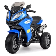 Детский электромотоцикл 3 колесный Bambi Racer BMW синий (M 3913EL-4): Вид мотоцикл