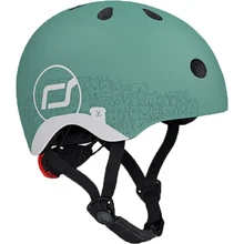 Шлем детский Scoot and Ride Зеленый с фонариком 45-51см (SR-210225-FOREST): Производитель Scoot and Ride