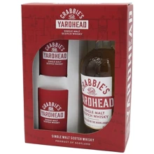 Віскі односолодовий Crabbie's Yardhead gift box + 2 glasses 0.7 л (AS8000020066047): Об'єм, л 0.7