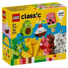 Конструктор LEGO Classic Творческие друзья с едой 150 деталей (11039): Серия Classic