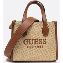 Жіноча сумка тоут GUESS SILVANA 2 CMPRTMNT MINI TOTE бежева (HWWS8665770-NTC): Стать Женский