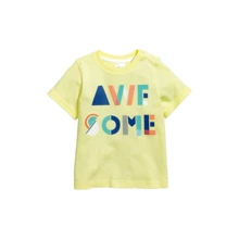 Футболка H&M 7Z4688265 68 см желтая: Пол Мальчик