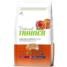 Сухой корм Trainer Natural Super Premium Adult Medium Con Pollo Fresco, Riso & Aloe Vera для взрослых собак средних пород 3 кг (8015699006754): Тип Сухой корм