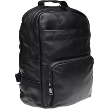 Keizer Leather Backpack Black (K1551-black) for MacBook 15": Колір чорний (Black)