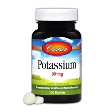 Carlson Labs Potassim 100 tabs Калий: Тип Калий