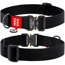 Нашийник для собак WAUDOG Waterproof c QR-паспортом чорний (28011): Виробник WAUDOG