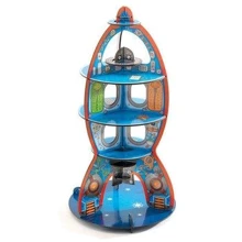 DJECO Конструктор из плотного картона Космический корабль 3D (15 эл.) (DJ07701): undefined undefined