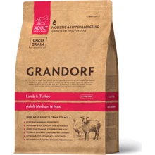 Сухой корм GD Dog Medium & Maxi Lamb & Turkey для средних и крупных пород собак с ягненком и индейкой 3 кг (5407007850969): Тип Сухой корм