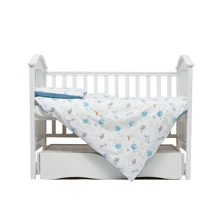 Комплект постельного белья Twins Sky Cosmo белый/ментол (3023-TS-14C): Тип постельный комплект