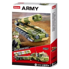 Конструктор SLUBAN M38-B0782D військова техніка, фігурка, 118дет, 14-24-4,5см: Виробник Sluban