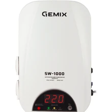 Стабилизатор напряжения Gemix SW-1000: Тип релейный
