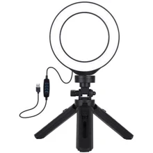 Кольцевая USB LED лампа Puluz PKT3058B 4.7" cо штативом (PKT3058B): Производитель Puluz