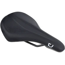 Седло Green Cycle Comfort Foam 162, стальные рейлы, черное (SAD-88-21): Анатомическая выемка Есть