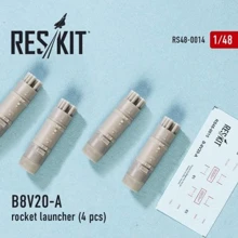 Смоляной набор RESKIT Авиационная пусковая установка ракетного вооружения B8V20-А, 4 шт. RS48-0014: Производитель RESKIT