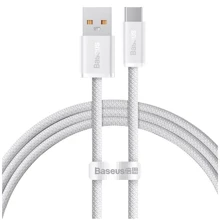 Кабель Baseus USB Cable to USB-C Dynamic Series Fast Charging 100W 1m White (CALD000602): Тип USB Cable - USB-C