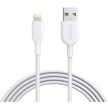 Кабель ANKER USB Cable to Lightning Powerline II V2 1.8m White (A8433H21): Тип USB Cable - Lightning