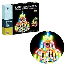 Конструктор Mic Light Magnetic Sticks blocks 12 в коробке (8908): Количество деталей, шт. 102