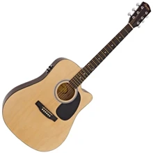 Гітара електроакустична Fender Squier SA-105CE Black (227795): Тип Электрогитара