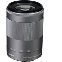 Объектив для фотоаппарата Canon EF-M 55-200mm f/4.5-6.3 IS STM Silver Официальная гарантия: Тип объектива длиннофокусный